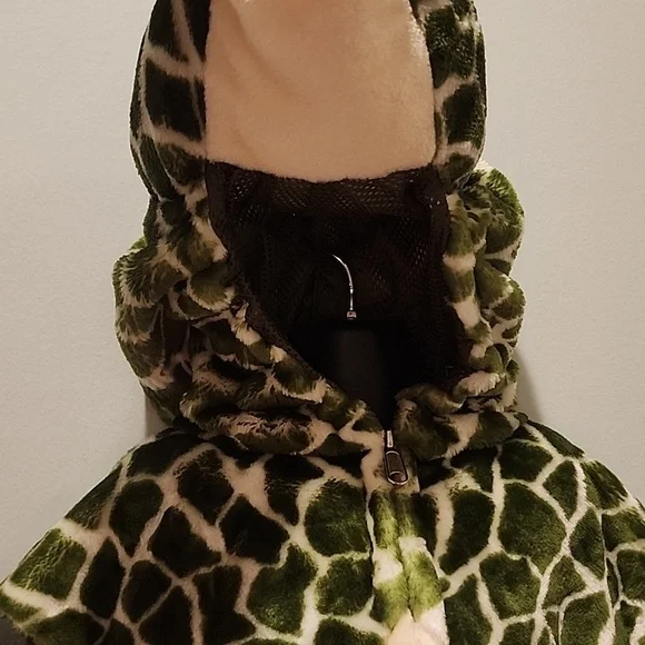 Snake Lizard Reptile Green Kids Halloween Onsie Hoodie Costume Size XL 7 - 8 - Picture 5 of 15